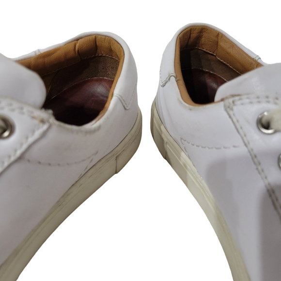 Frye White Leather Women's Sneakers - Picture 6 of 9